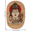 Bamboo Hand Crafted Wall Hangings Of Lord Shiva For Home Decor | Bamboo Art For Wall Decor Painting - Image 2
