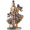 MOTHER and Father with Child complete faimily Love golden white Statue showpiece for Home Decor and Gifting - Image 4