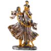 MOTHER and Father with Child complete faimily Love golden white Statue showpiece for Home Decor and Gifting - Image 3